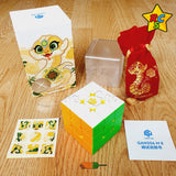 Gan 356 M E 3x3 Serpiente Lny Amarillo Año Nuevo Lunar Stickerless / Amarillo