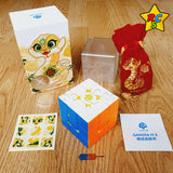 Gan 356 M E 3x3 Serpiente Lny Amarillo Año Nuevo Lunar Stickerless / Amarillo