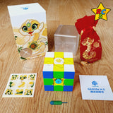 Gan 356 M E 3x3 Serpiente Lny Amarillo Año Nuevo Lunar Stickerless / Amarillo