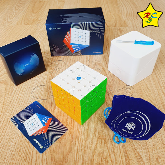 Gan 562 M 5x5 Magnetico Frosted Cubo Speed Gama Alta