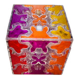 Cubo Gear 3x3 Transparente Tiled Engranajes Qiyi Rompecabezas