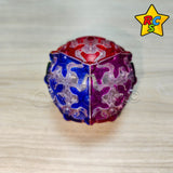 Gear Cube 3x3 Ball Esfera Engranajes Transparente Tiled Qiyi