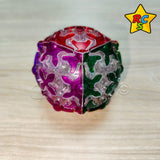 Gear Cube 3x3 Ball Esfera Engranajes Transparente Tiled Qiyi