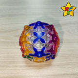 Gear Cube 3x3 Ball Esfera Engranajes Transparente Tiled Qiyi