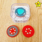 Haptic Coin Spinner Button Qiyi Antiestres Juguete Fidget Estres
