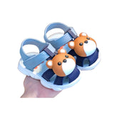 Zapatos Bebé Sandalias Cuero Sintético Con Antideslizante Chanclas