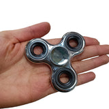 Spinner Metalico Lujo 3 Puntas Abs Fidget Spiner Brillante
