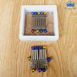 Imanes Neodimio Kit Geométrico Plateados Multicolor Antiestrés