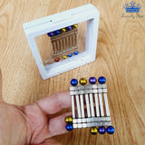 Imanes Neodimio Kit Geométrico Plateados Multicolor Antiestrés