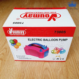 Inflador Globos Electrico Doble Boquilla Rosado Azul Fiesta