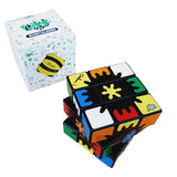 Internal Gear 3x3 Plano Cubo Lanlan Engranajes Negro