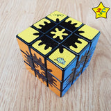 Internal Gear 3x3 Plano Cubo Lanlan Engranajes Negro