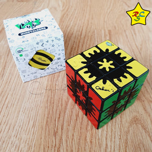 Internal Gear 3x3 Plano Cubo Lanlan Engranajes Negro