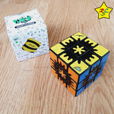 Internal Gear 3x3 Plano Cubo Lanlan Engranajes Negro