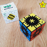 Internal Gear 3x3 Plano Cubo Lanlan Engranajes Negro
