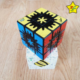 Internal Gear 3x3 Plano Cubo Lanlan Engranajes Negro
