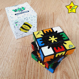 Internal Gear 3x3 Plano Cubo Lanlan Engranajes Negro