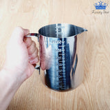 Jarra Espumadora Acero Inoxidable Leche Caliente Cafe 900ml