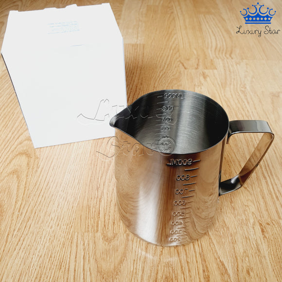 Jarra Espumadora Acero Inoxidable Leche Caliente Cafe 900ml