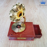 Joyero Tocadisco Caja Musical Cuerda Detalle Melodia Mozart