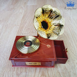 Joyero Tocadisco Caja Musical Cuerda Detalle Melodia Mozart