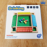 Juego Drinking Shut The Box Madera Juego Mesa Sumar + Dados