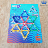 Juego De Imanes Estrella Fichas Bolas Metalicas Construccion