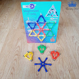 Juego De Imanes Estrella Fichas Bolas Metalicas Construccion