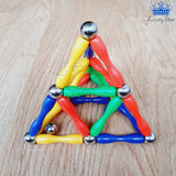 Juego De Imanes Estrella Fichas Bolas Metalicas Construccion