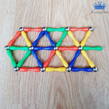 Juego De Imanes Estrella Fichas Bolas Metalicas Construccion