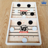 Juego Mesa Hockey Puck Game Tablero Fichas Amigos Familia