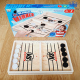 Juego Mesa Hockey Puck Game Tablero Fichas Amigos Familia