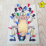 Juego La Cucaracha Interactivo De Azar Fichas Famiia Amigos