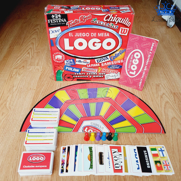 Juego Mesa Logo Familia Amigos Preguntas Marcas Logotipos