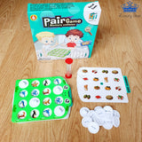 Juego Pares + Tarjetas Memoria Tiempo Aprende Pair Game