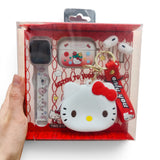 Kit Reloj Audifonos Monedero Hello Kitty Kuromi Niñas Regalo