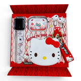 Kit Reloj Audifonos Monedero Hello Kitty Kuromi Niñas Regalo