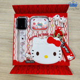 Kit Reloj Audifonos Monedero Hello Kitty Kuromi Niñas Regalo