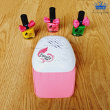 Kit Manicure Infantil Con Secador + Esmalte Uñas Y Diseños