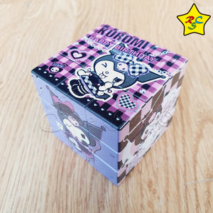 3x3 Kuromi Cubo Impreso Figuras Anime Hello Kitty