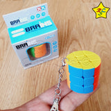 Llavero 3x3 Cilindro Barras Stickerless Buen Giro Funcional
