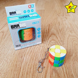 Llavero 3x3 Cilindro Barras Stickerless Buen Giro Funcional