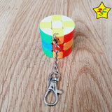 Llavero 3x3 Cilindro Barras Stickerless Buen Giro Funcional