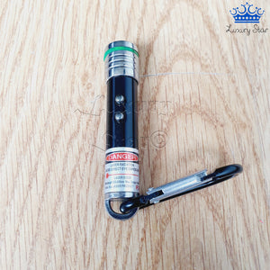 Mini Laser Linterna Luz Led Puntero Llavero Gancho Portable