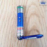 Mini Laser Linterna Luz Led Puntero Llavero Gancho Portable