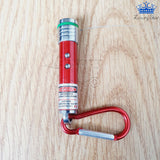 Mini Laser Linterna Luz Led Puntero Llavero Gancho Portable