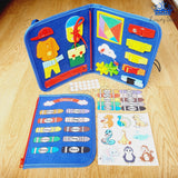 Libro Didactico Infantil Montessori Figuras Texturas Motriz