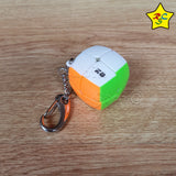Llavero 2x2 Qiyi Pillow Cubo 3cm Speedcube Stickerless