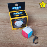 Llavero 2x2 Qiyi Pillow Cubo 3cm Speedcube Stickerless