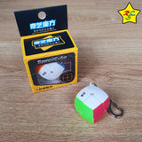 Llavero 2x2 Qiyi Pillow Cubo 3cm Speedcube Stickerless